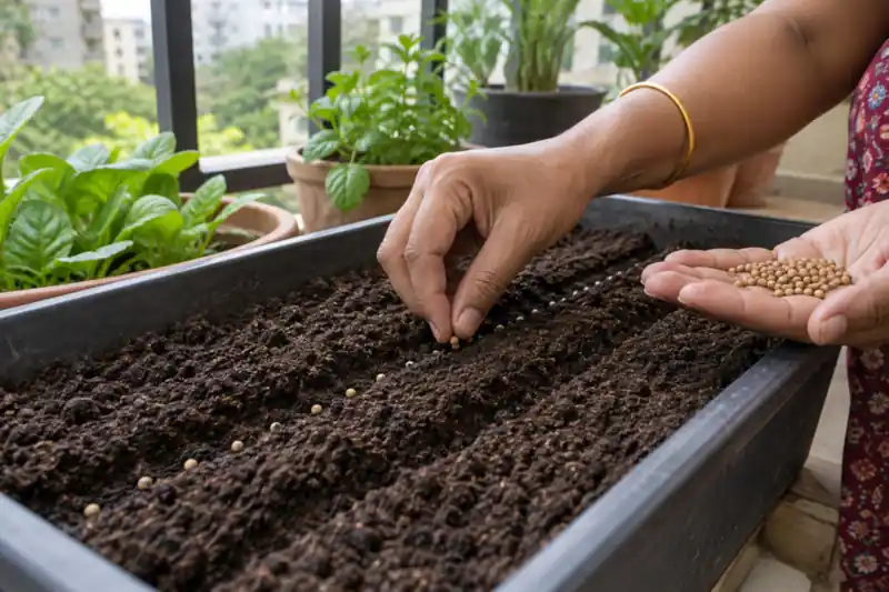How to Grow Palak in Pots: A Winter Spinach Guide for Indian Homes — image 1