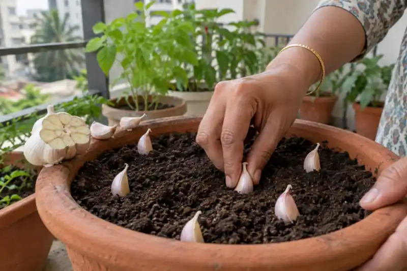 How to Grow Garlic in Pots: A Lehsun Guide for Indian Homes — image 1