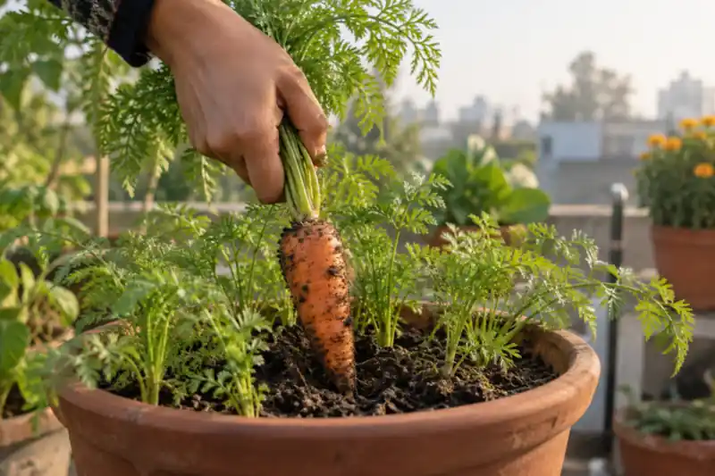 How to Grow Carrots in Pots: A Gajar Guide for Indian Homes — image 3