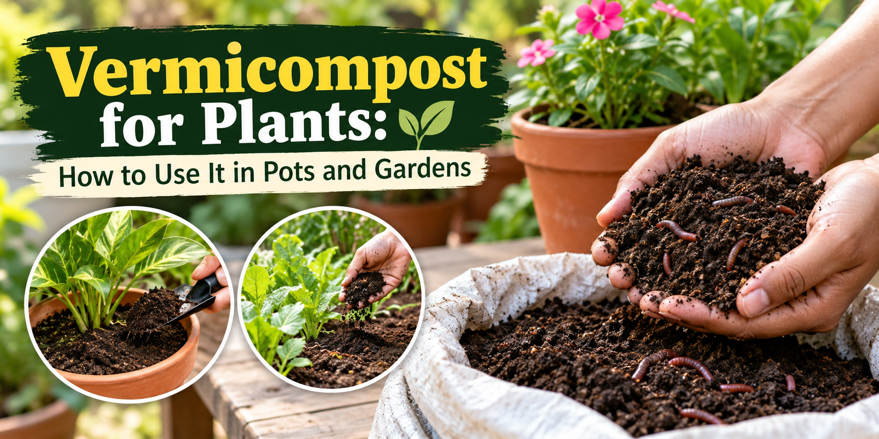 Vermicompost for Plants: How to Use It in Pots and Gardens