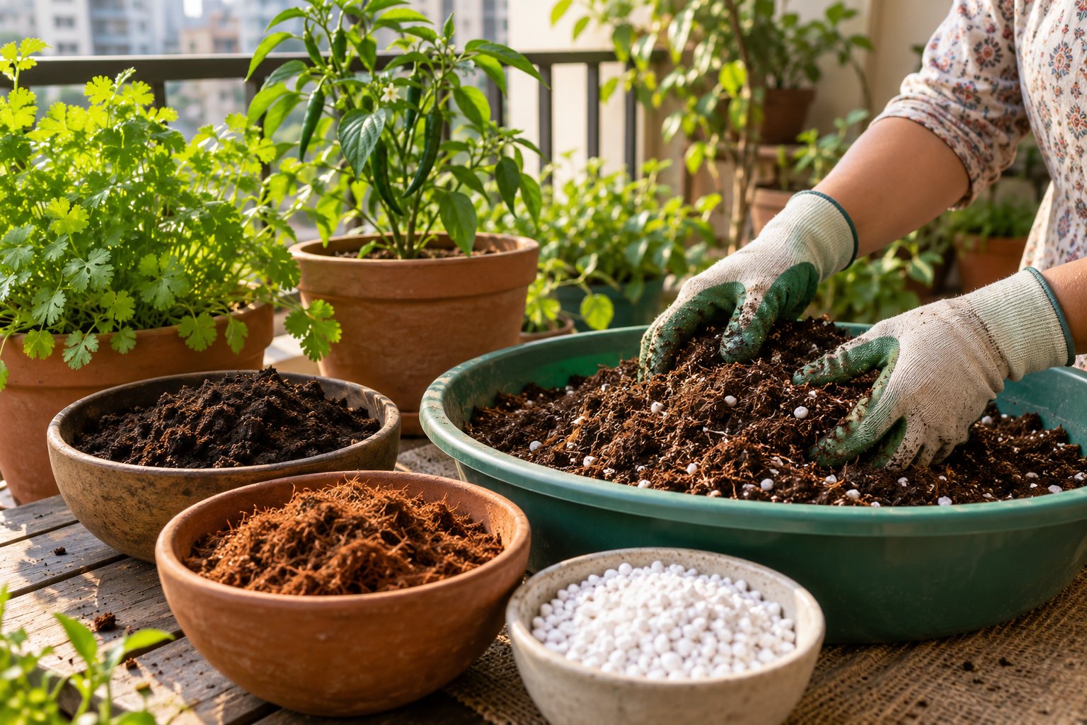 Potting Mix for Kitchen Gardens: A Practical Guide